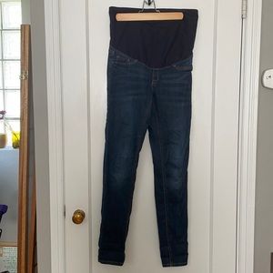 H&M, mama super skinny high rib, maternity jeans